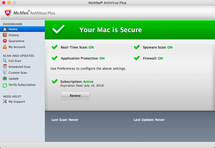 Uninstall mcafee endpoint protection for mac high sierra 2017